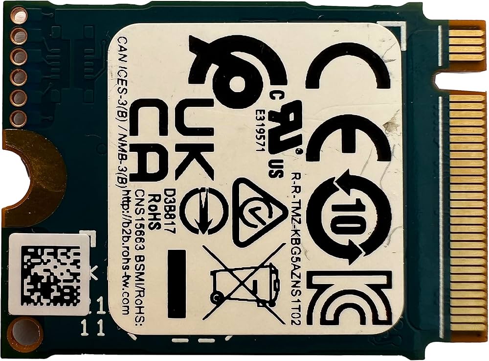 キオクシア BG4 1TB 2230 SSD PCIe NVMe Gen3x4